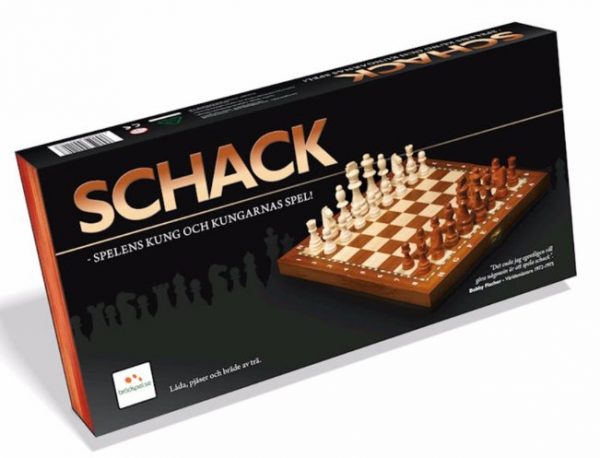 Schack i Trä 40x40 cm