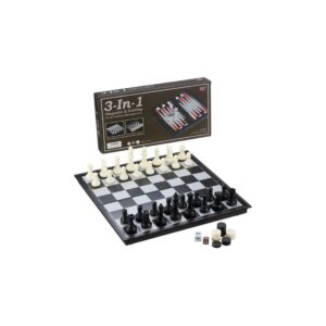 3-i-1 magnetiskt schackset