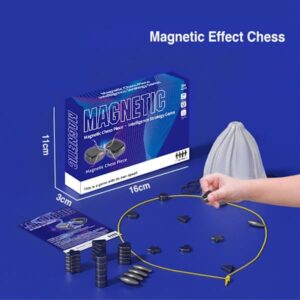 Magnetiskt Schackspel Pusselstrategispel Brädspel - Roligt Magnetiskt Brädspel -julklappar