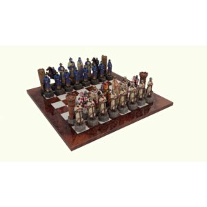 Komplett Schackset 175 Lyx Bräde 60x60 cm Kungens höjd 17cm