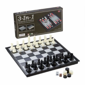 3-i-1 magnetiskt schackset