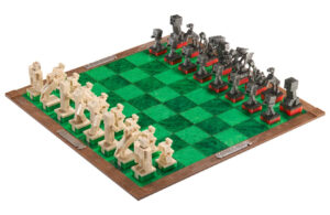Minecraft - Chess Set Overworld Heroes vs Hostile Mobs