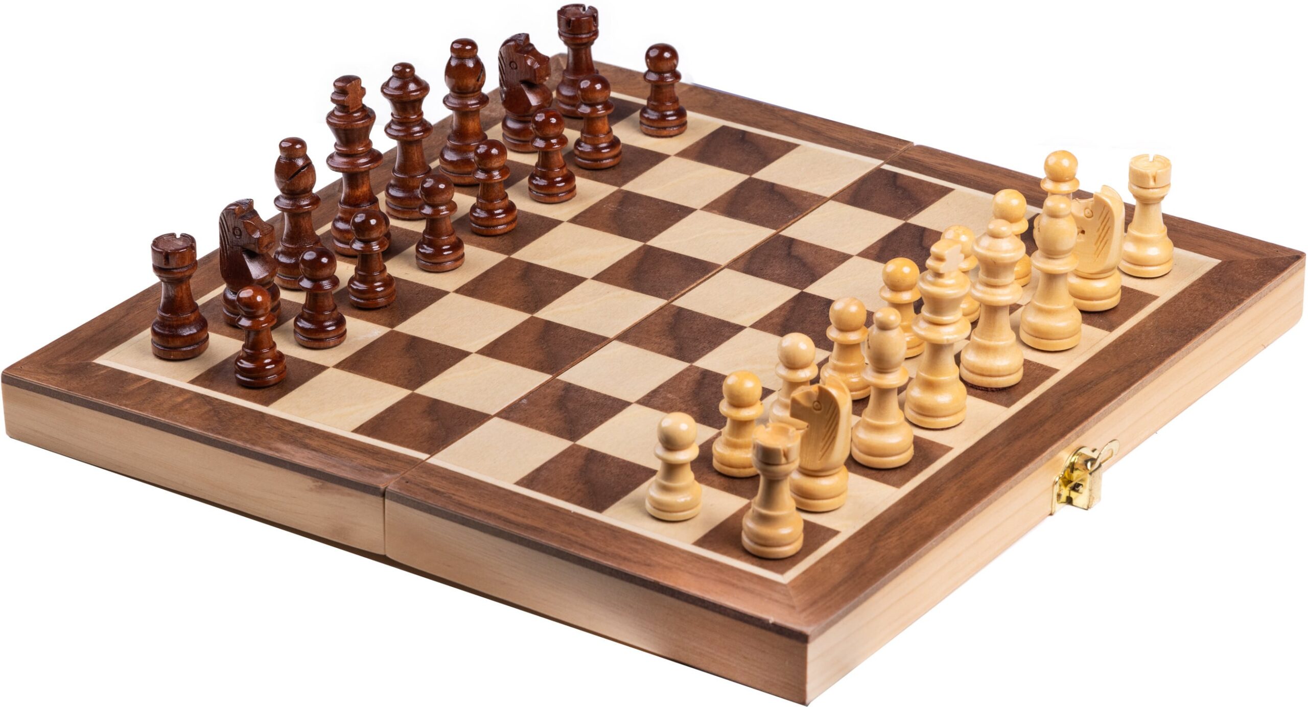 Schackspel i låda